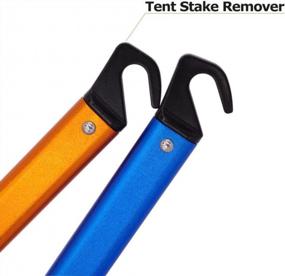 img 1 attached to 13-Ounce Aluminum Camping Hammer With Tent Stake Remover - Lightweight Outdoor Tool For Hiking And Tent Setup