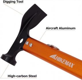 img 2 attached to 13-Ounce Aluminum Camping Hammer With Tent Stake Remover - Lightweight Outdoor Tool For Hiking And Tent Setup