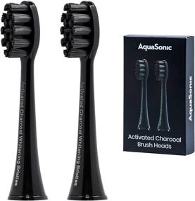 img 4 attached to AquaSonic 2 Pack Activated Charcoal Brush