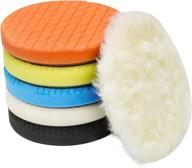 🚗✨ 7" autolock buffing polishing pads set for car buffer compounding: compound, polish, wax логотип