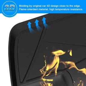 img 2 attached to 🚙 Cartist Custom Fit Cargo Liner for Honda Odyssey 2018-2022: Odorless, High Side Protection and 3D Trunk Floor Mat Behind 3rd Row