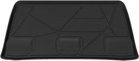 img 4 attached to 🚙 Cartist Custom Fit Cargo Liner for Honda Odyssey 2018-2022: Odorless, High Side Protection and 3D Trunk Floor Mat Behind 3rd Row