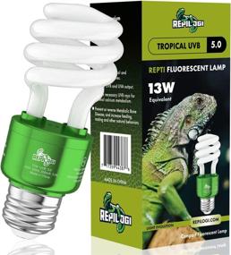 img 4 attached to 🦎 REPILOGI UVA UVB Reptile Light 5.0, 13W Compact Fluorescent Lamp: Tropical/Sub Tropical Reptile Lighting Solution