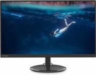 experience top-quality display with lenovo c27-20 freesync ergonomic monitor: 1920x1080p, 75hz and vesa mount capability logo