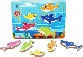 img 2 attached to Pinkfong Baby Shark Chunky Musical Wood Sound Puzzle - Baby Shark Song, Ideal for Families and Children Ages 2+