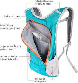 img 1 attached to Ultimate Hydration Pack: Lightweight 2L Bladder for Running, Hiking, Cycling, and More - Ideal for Men & Women