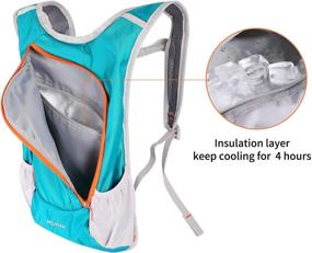 img 2 attached to Ultimate Hydration Pack: Lightweight 2L Bladder for Running, Hiking, Cycling, and More - Ideal for Men & Women