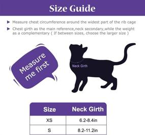 img 3 attached to 🐱 PUPTECK Leather Cat Collars with Bells - 2 Pack Soft Padded Pet Safety Collar for Small Dogs Cats and Kittens