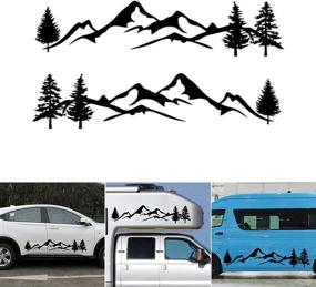 img 4 attached to Sundan Stickers Mountain Graphic Trailer Exterior Accessories