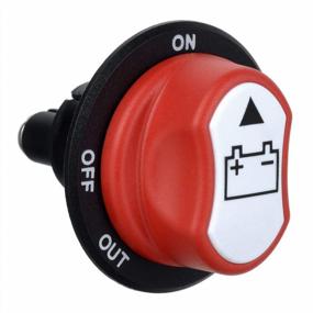 img 3 attached to Protect Your Vehicle With Jtron Car Battery Disconnect Switch - Waterproof, Cut-Off Isolator Switch For Cars, Boats, RVs, ATVs And More (50V, 50A Cont/75A INT, NO-OFF-OUT)