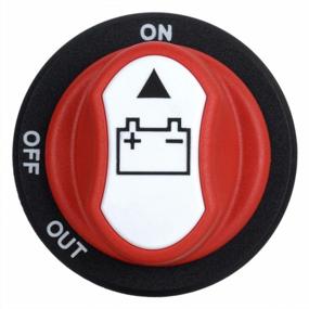 img 2 attached to Protect Your Vehicle With Jtron Car Battery Disconnect Switch - Waterproof, Cut-Off Isolator Switch For Cars, Boats, RVs, ATVs And More (50V, 50A Cont/75A INT, NO-OFF-OUT)