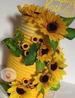 img 1 attached to 2 Pack Lvydec Artificial Sunflower Bouquet - Brighten Home Decor With Fake Yellow Flowers For Weddings & More! review by Timothy Hughes