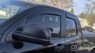img 1 attached to Auto Ventshade AVS 95517 Aerovisor Off Road Sidewind Protectors, 2-Piece Set For 2007-2020 Toyota Tundra CrewMax & Double Cab review by Len Cooper