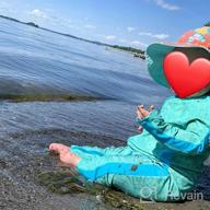 картинка 1 прикреплена к отзыву Солнцезащитный костюм с длинным рукавом для девочек с защитой UPF 50+ — доступен в различных цветах от SwimZip от Heidi Monroe