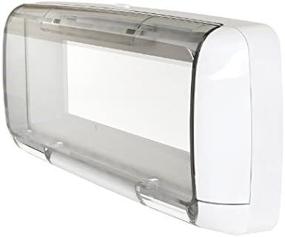 img 4 attached to 🔊 Dual Electronics SG3 Splashguard Marine Radio Housing - Waterproof, Transparent, Single DIN, White