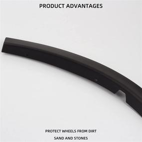 img 2 attached to 🚘 Durable Dasbecan Front Right Wheel Arch Fender Trim Moulding for Dodge Durango 2011-2018 - Replaces CH1291112 57010620AD 57010620AE