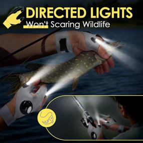 img 2 attached to PARIGO Rechargeable LED Flashlight Waterproof Gloves - Valentines Day Gifts For Him,Cool Gadgets Hands Free Light Gloves Tool For Men Women Husband Boyfriend Mechanics Night Fishing Grey