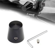 benlari black heel shift eliminator cap shaft cap for harley davidson touring models - street glide, electra glide, road glide, road king, trike (1980-2022) логотип