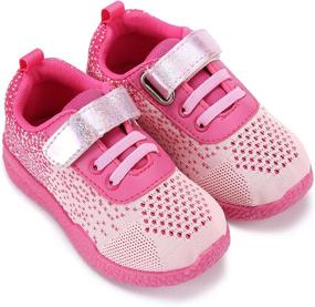 img 4 attached to Mallofusa Lightweight Breathable Sneakers Washable Girls' Shoes ~ Athletic