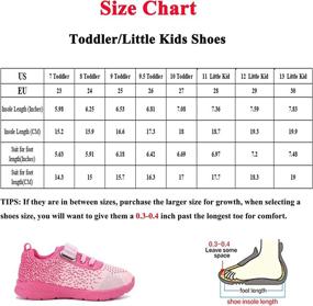 img 2 attached to Mallofusa Lightweight Breathable Sneakers Washable Girls' Shoes ~ Athletic