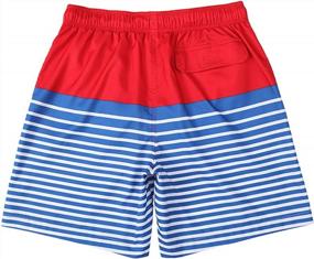 img 3 attached to Men'S Swim Trunks With Mesh Lining - Rokka&Rolla Beach Shorts For Comfortable Swimwear And Bathing Suit