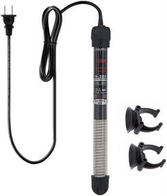 img 4 attached to 🐠 Submersible Aquarium Heater with Adjustable Temperature for Various Tank Sizes - 100w, 200w, 300w