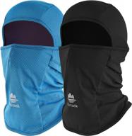 cooling balaclava for sun protection and breathable comfort during cycling and running logo
