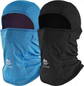 img 4 attached to Cooling Balaclava For Sun Protection And Breathable Comfort During Cycling And Running