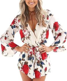 img 4 attached to Relipop Fashion Sleeves Playsuit Jumpsuit Women's Clothing - Jumpsuits, Rompers & Overalls