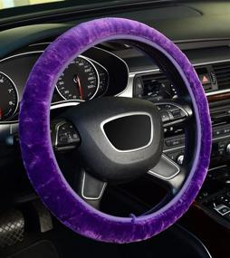 img 4 attached to ZHOL Universal Steering Breathable Non Slip Interior Accessories best: Steering Wheels & Accessories