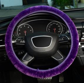 img 3 attached to ZHOL Universal Steering Breathable Non Slip Interior Accessories best: Steering Wheels & Accessories