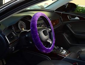 img 1 attached to ZHOL Universal Steering Breathable Non Slip Interior Accessories best: Steering Wheels & Accessories