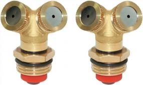img 4 attached to Efficient Garden Irrigation: Beduan 1/2" NPT Sprinkler Mister Head With Adaptor And Mesh Filter
