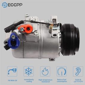 img 4 attached to 🚗 ECCPP AC Compressor with Clutch CO 10837C for BMW X5 3.0L: 2002-2006 Model years