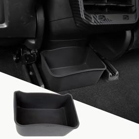 img 4 attached to Streamline Your Model 3&S With Topfit'S Rear Center Console Organizer Tray And Seat Storage Box