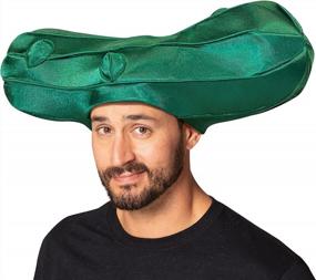 img 1 attached to Get Your Pickle Fix With Rasta Imposta'S Dill Cucumber Hat - Perfect Costume Accessory!