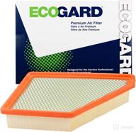 🔍 ecogard xa6131 premium engine air filter: perfect fit for chevrolet equinox & gmc terrain, multiple engine options (2010-2017) логотип