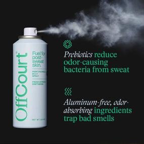img 2 attached to 2-пакет Пребиотический алюминиевый дезодорант-спрей без запаха для мужчин | Свежий цитрус и запах древесины | 3,4 унции