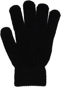 img 1 attached to 🧤 Stay Warm in Style with Black Gloves Magic Girls Colors Girls' Accessories for Cold Weather