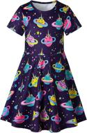 raisevern toddler dinosaurs pattern sleeve girls' clothing at dresses логотип