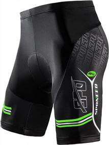 img 4 attached to Men'S Road Cycling Bike Shorts By Sponeed