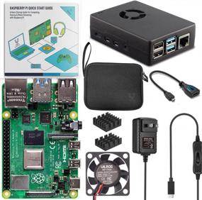img 4 attached to 🔧 Vilros Raspberry Pi 4 4GB Basic Starter Kit: Enhanced with Fan Cooling and Durable Aluminum Alloy Case