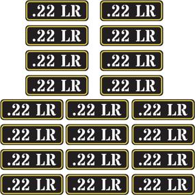 img 4 attached to 🔫 Aolamegs Ammo Can Vinyl Sticker Set - Decal Labels for Cans, Cases, Boxes - .22LR, .223, .308, 9MM, .380, .45, 5.56, 7.62, 12GA, 300BLK (Pack of 20)