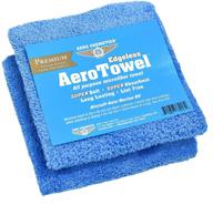 🧽 premium edgeless microfiber towels (2-pack) - super soft, super absorbent, long lasting, lint free for waterless car wash and wet washing! logo