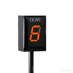 img 4 attached to Motorcycle Gear Indicator For Kawasaki Motorbike LED Display Waterproof Plug And Play (Orange)