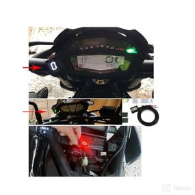 img 2 attached to Motorcycle Gear Indicator For Kawasaki Motorbike LED Display Waterproof Plug And Play (Orange)