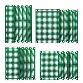 img 4 attached to 20 Pcs Double Sided PCB Board Kit For DIY Soldering Projects Compatible With Arduino Kits