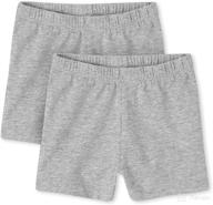 👧 children's place baby 2 pack and toddler girls cartwheel shorts: adorable and durable логотип