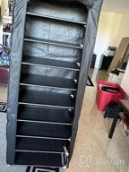 img 1 attached to Black UDEAR Free Standing Portable Shoe Rack Shoes Storage Organizer review by David Citizen
