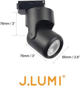 img 1 attached to J.LUMI TRK1250 Hannover Line Voltage Track Light With LED Bulb, 5W 120V, 3000K Warm White - Perfect For Halo Single Circuit Track System